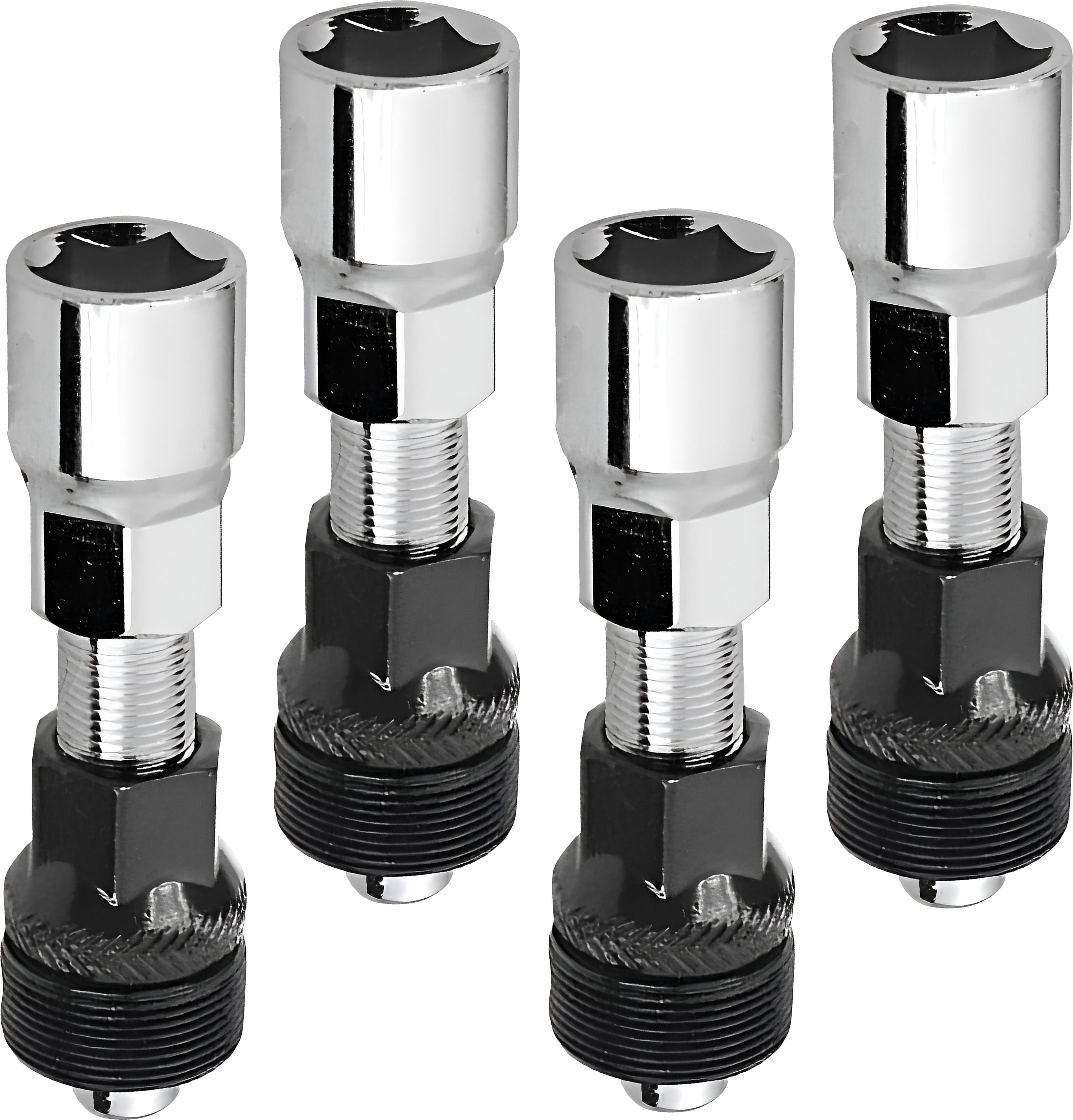 4PC Heavy Duty Carbon Steel Bicycle Bottom Bracket Remover with Crank Cycling Puller Tool Kit for Mountain, Road, BMX & Hybrid Bicycle Workshop-image-24