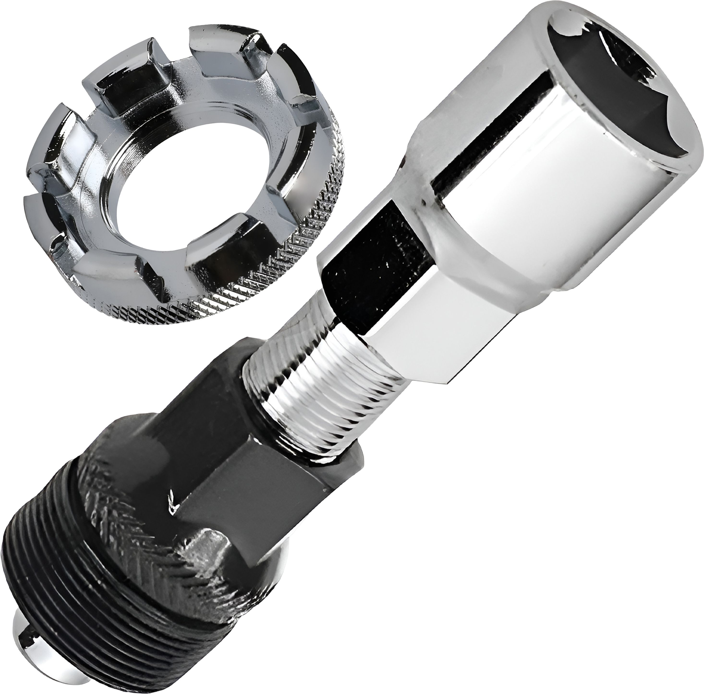 razaiq Bike Bottom Bracket Removal Tool with Crank Puller and 8 Way Spoke Nipple Cycling Key, Carbon Steel Bicycle Repair Tool for Mountain, Road & Hybrid Bikes-picture-13