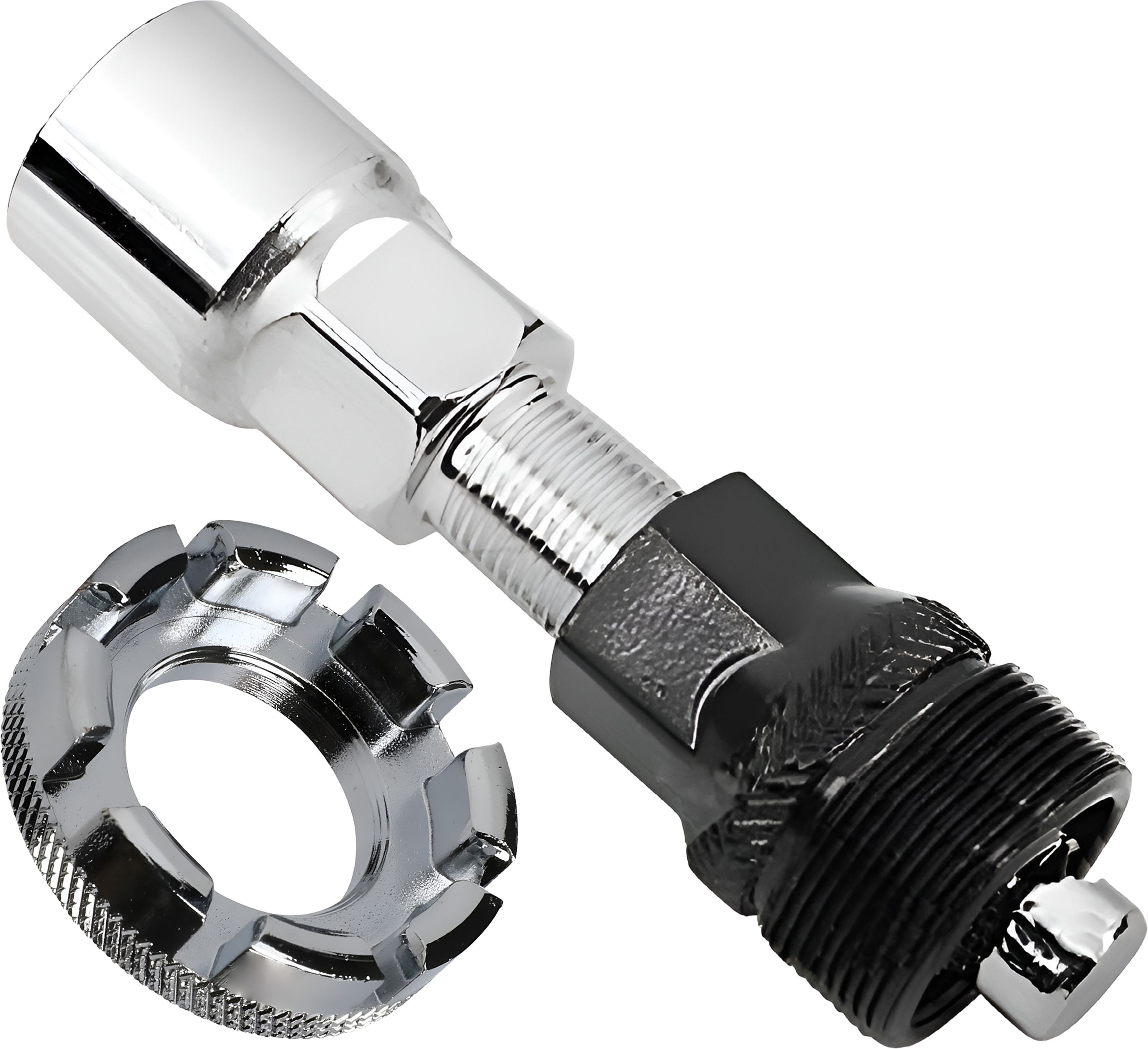 razaiq Bicycle Crank Removal Tool Kit with Bottom Bracket Remover and 8 Way Cycling Spoke Nipple Key for Mountain, Road, BMX & Hybrid Bike Maintenance Kit-picture-13