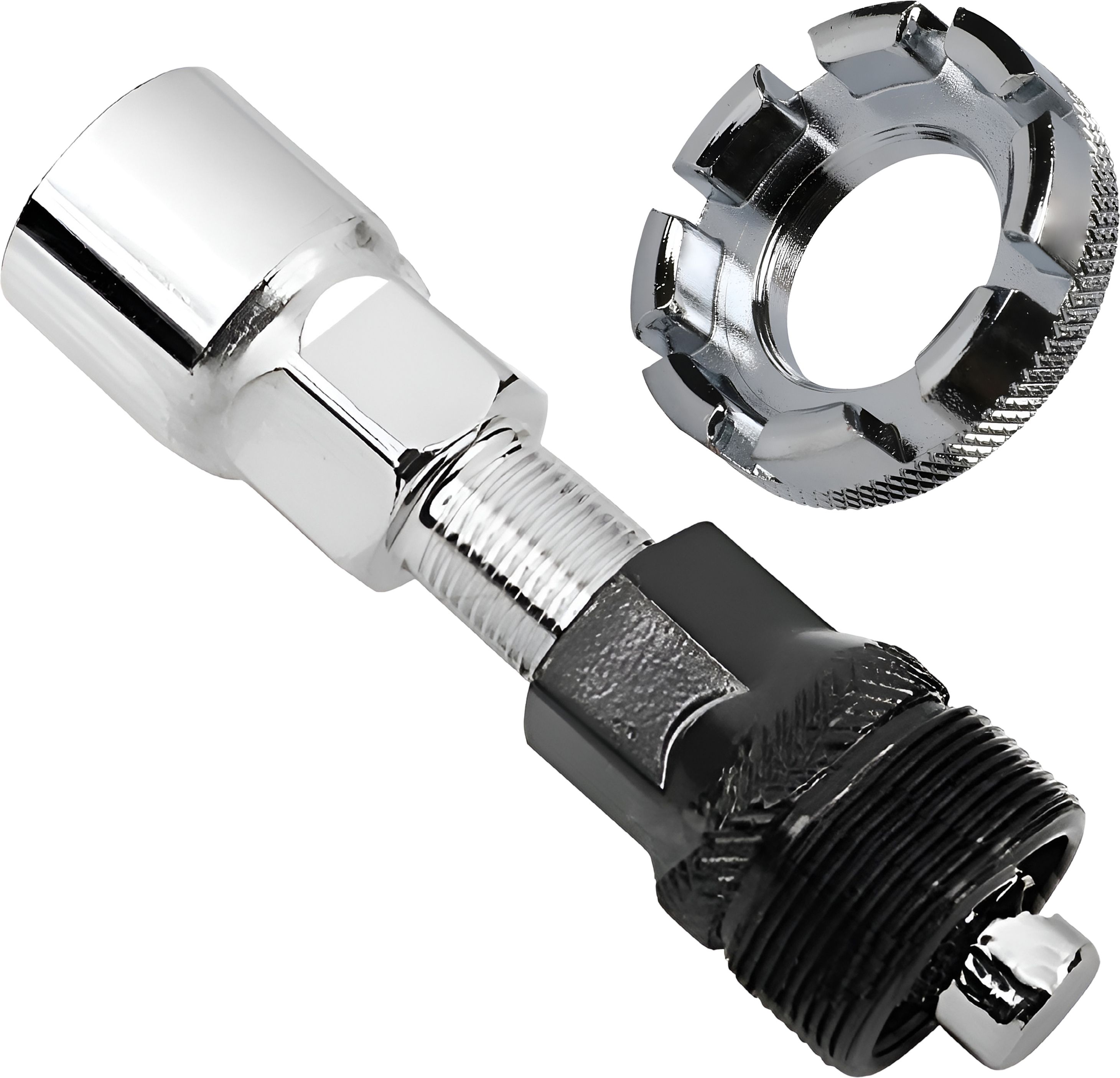 Universal Cycle Bottom Bracket Removal Tool with Crank Puller and 8 Cycling Way Spoke Nipple Key for MTB, Road Bike, BMX & Hybrid Bicycle Service Kit-image-19
