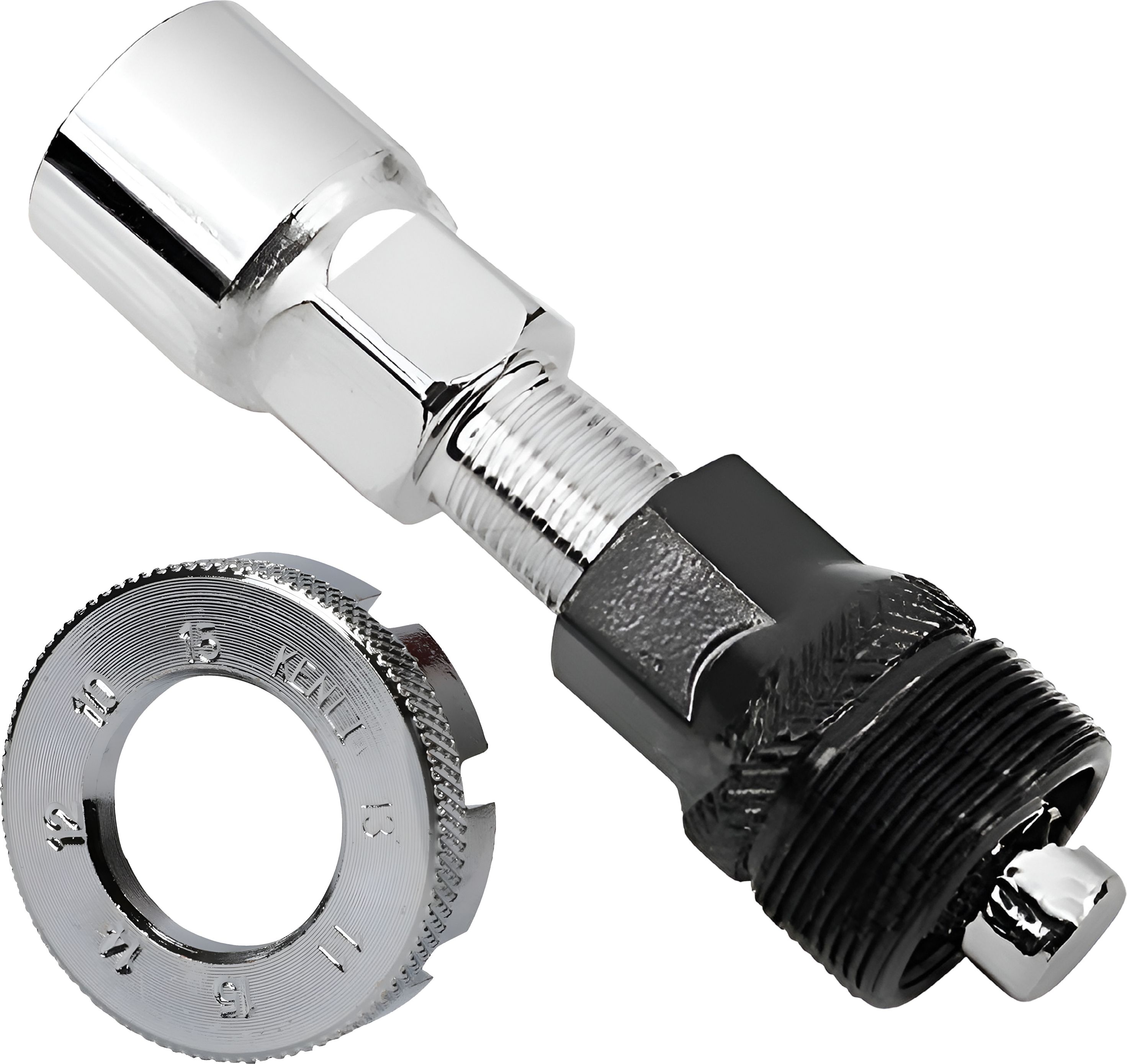 Cycle Crank Puller Tool with Bottom Bracket Remover and 8 Way Spoke Cycling Nipple Key, Carbon Steel Bicycle Repair Tool for MTB, Road & Touring Bikes-image-49