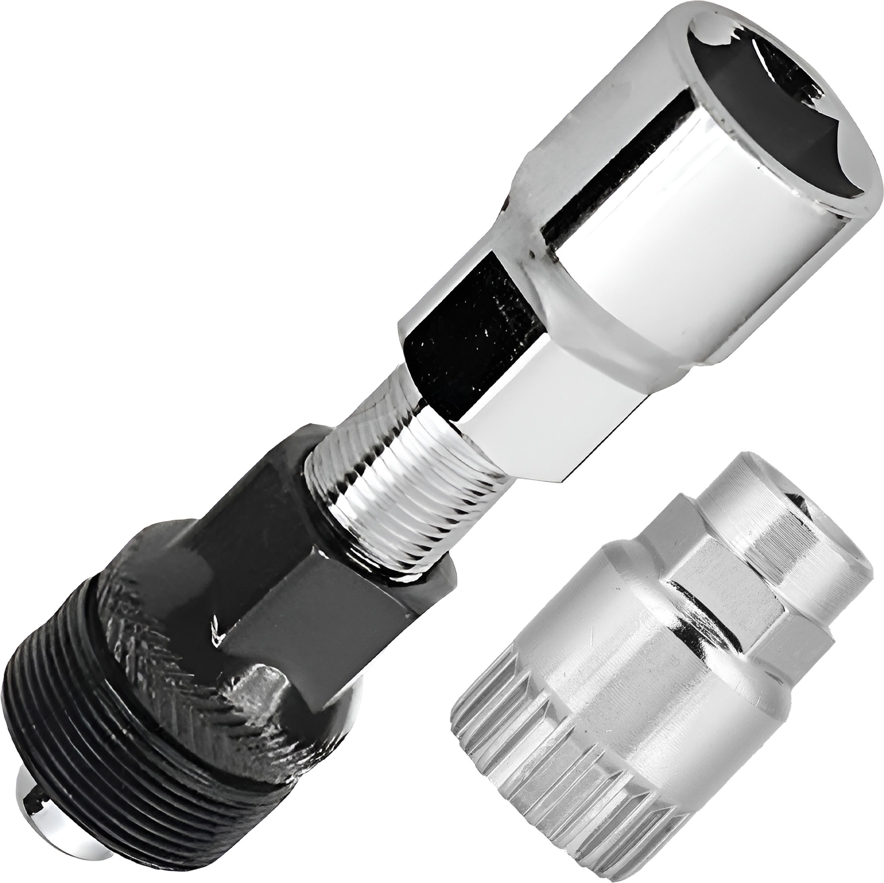 Bicycle Bottom Bracket Remover with Crank Puller Tool, Carbon Steel Cycle Cycling Crank Extractor for Mountain, Road, BMX & Hybrid Bicycle Workshop-image-47