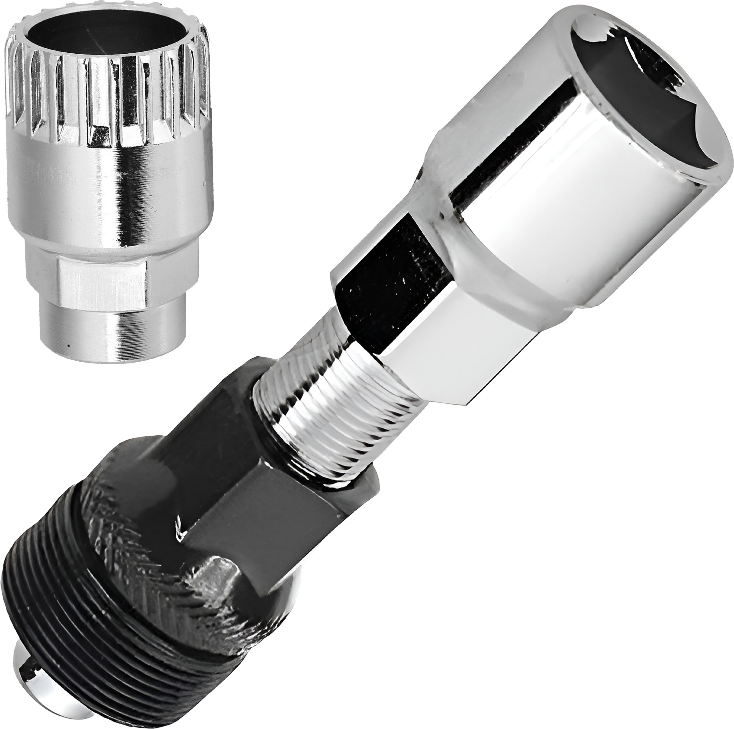 razaiq Carbon Steel Bike Crank Puller Tool with Bottom Bracket Removal Tool for Cycling MTB, Road Bike, BMX, Hybrid & Touring Bicycle Repair Maintenance Kit-picture-2