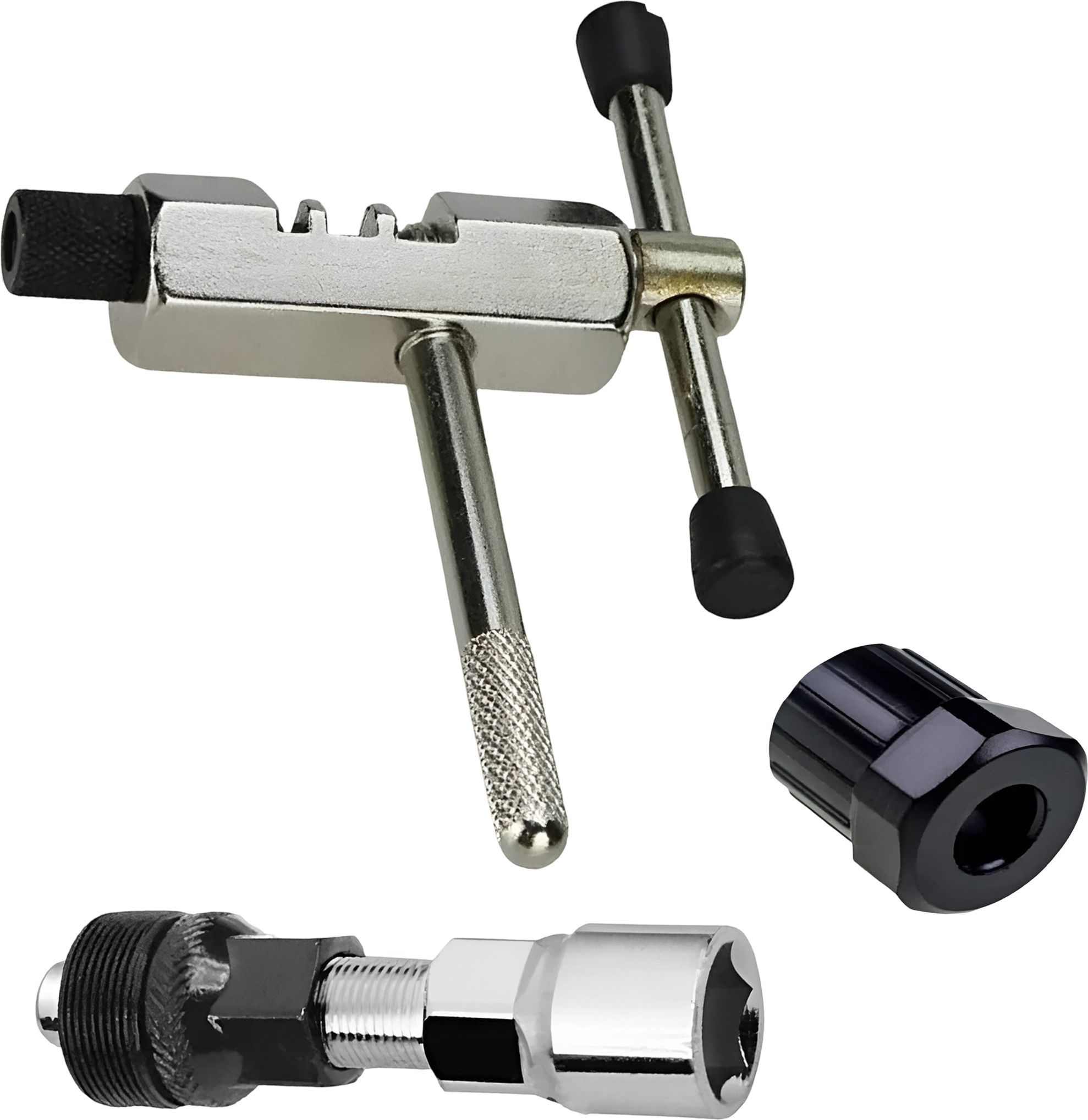 razaiq Bicycle Repair Kit 4-in-1 Chain Breaker, Crank Puller & Tool Set Cycling Chain Cutter, Crank Puller & Sprocket Removal 3 Pcs Kit for MTB, Road Bike, BMX, Hybrid Bicycle Maintenance & Workshop Repairs-picture-0