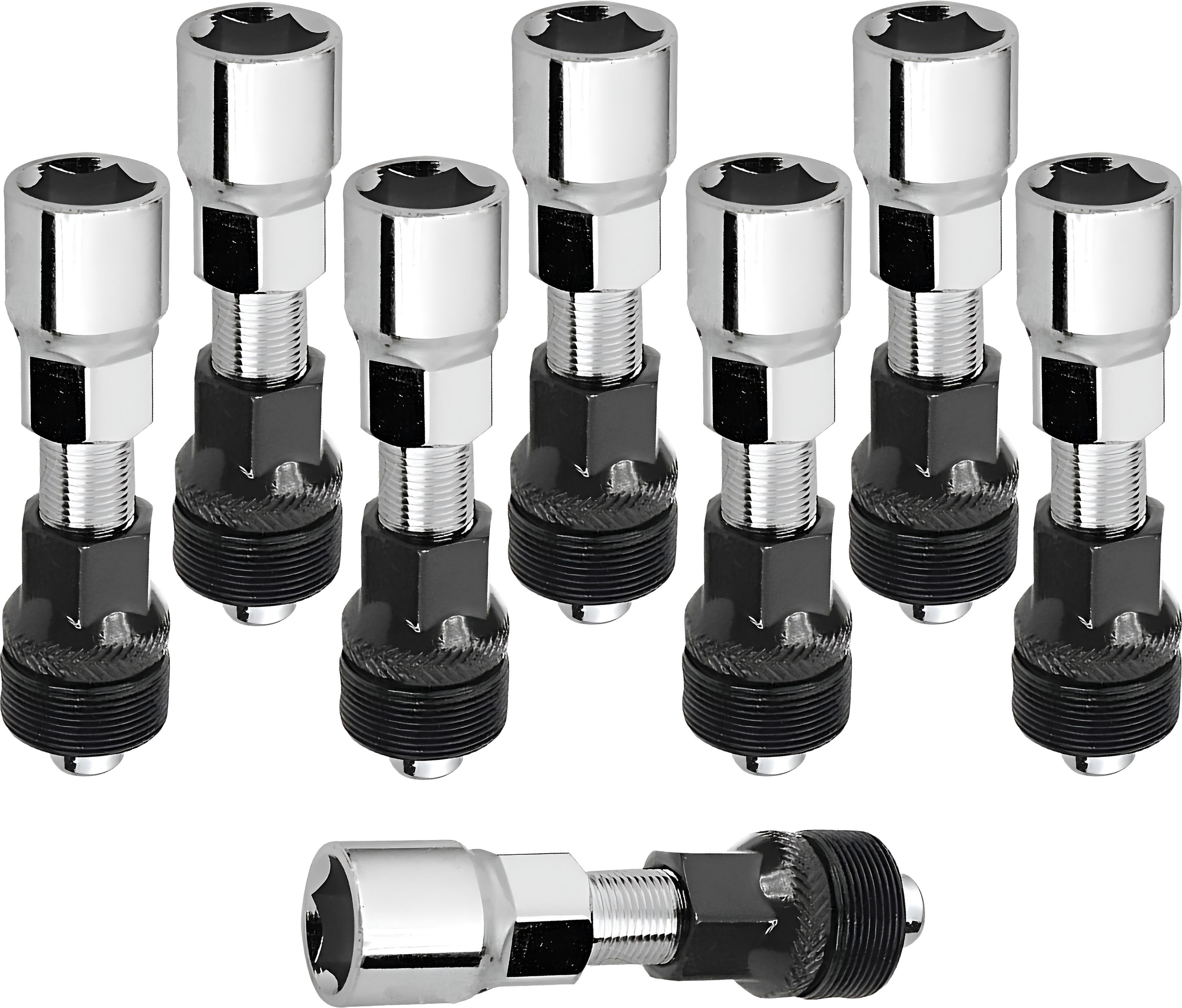 8PC Bike Crankset Removal Tool Kit, Carbon Steel Bottom Bracket Remover Cycling and Crank Puller for Mountain Bike, Road Bike, BMX & Hybrid Bicycle-image-17