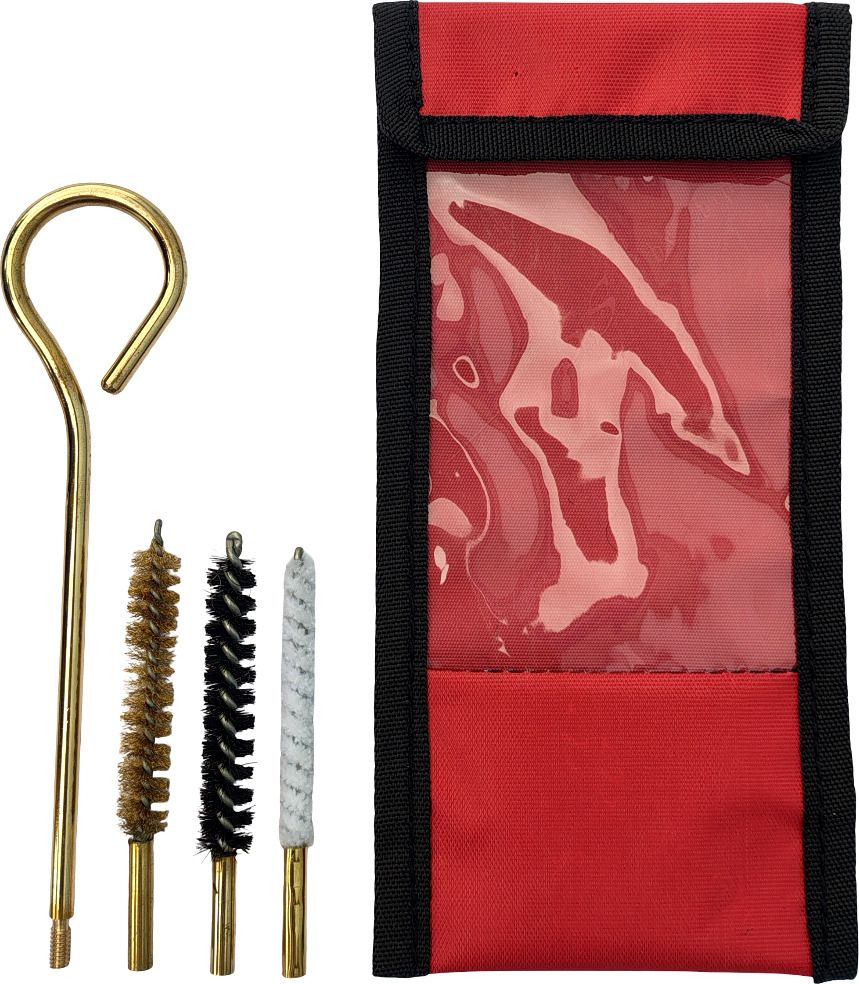 25 Bore Cleaning Kit Brass Hunting Portable Cleaning Rod With 3 Brush And Pauch-image-22