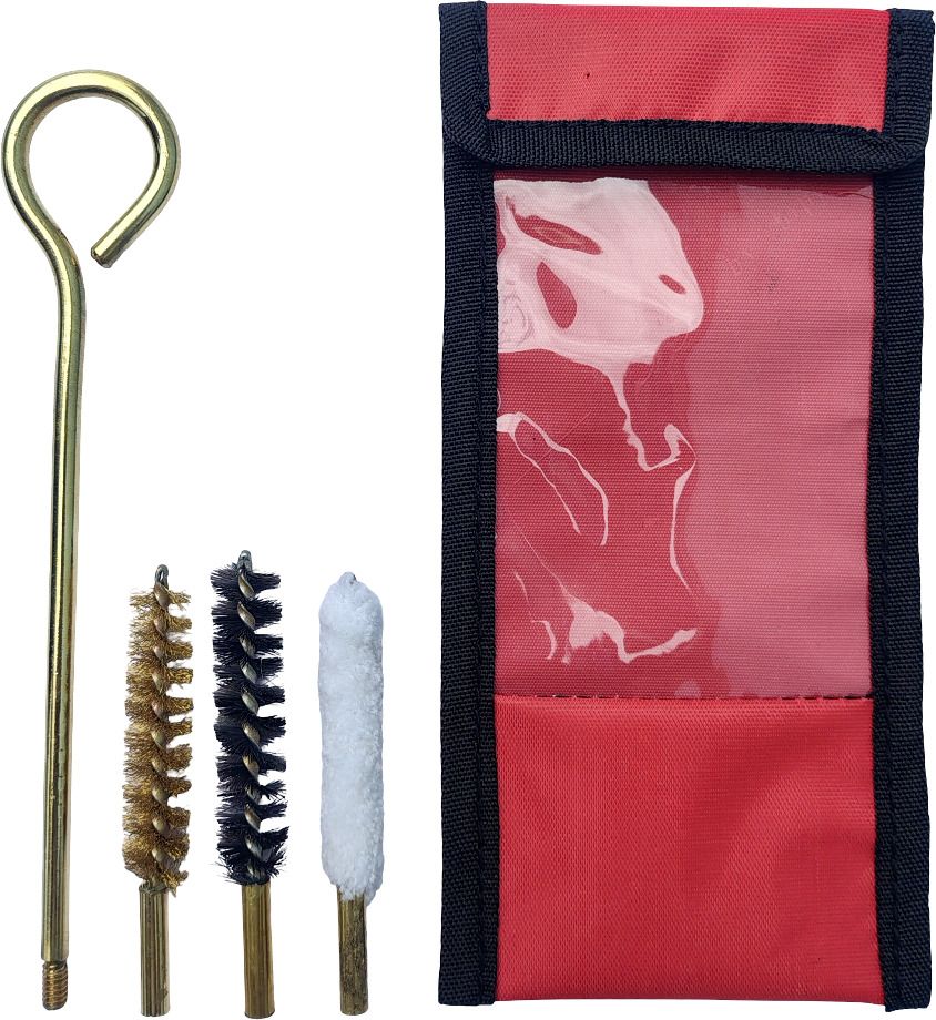 mbd 32 Bore Cleaning Kit Brass Hunting Portable Cleaning Rod With 3 Brush And Pauch-picture-47