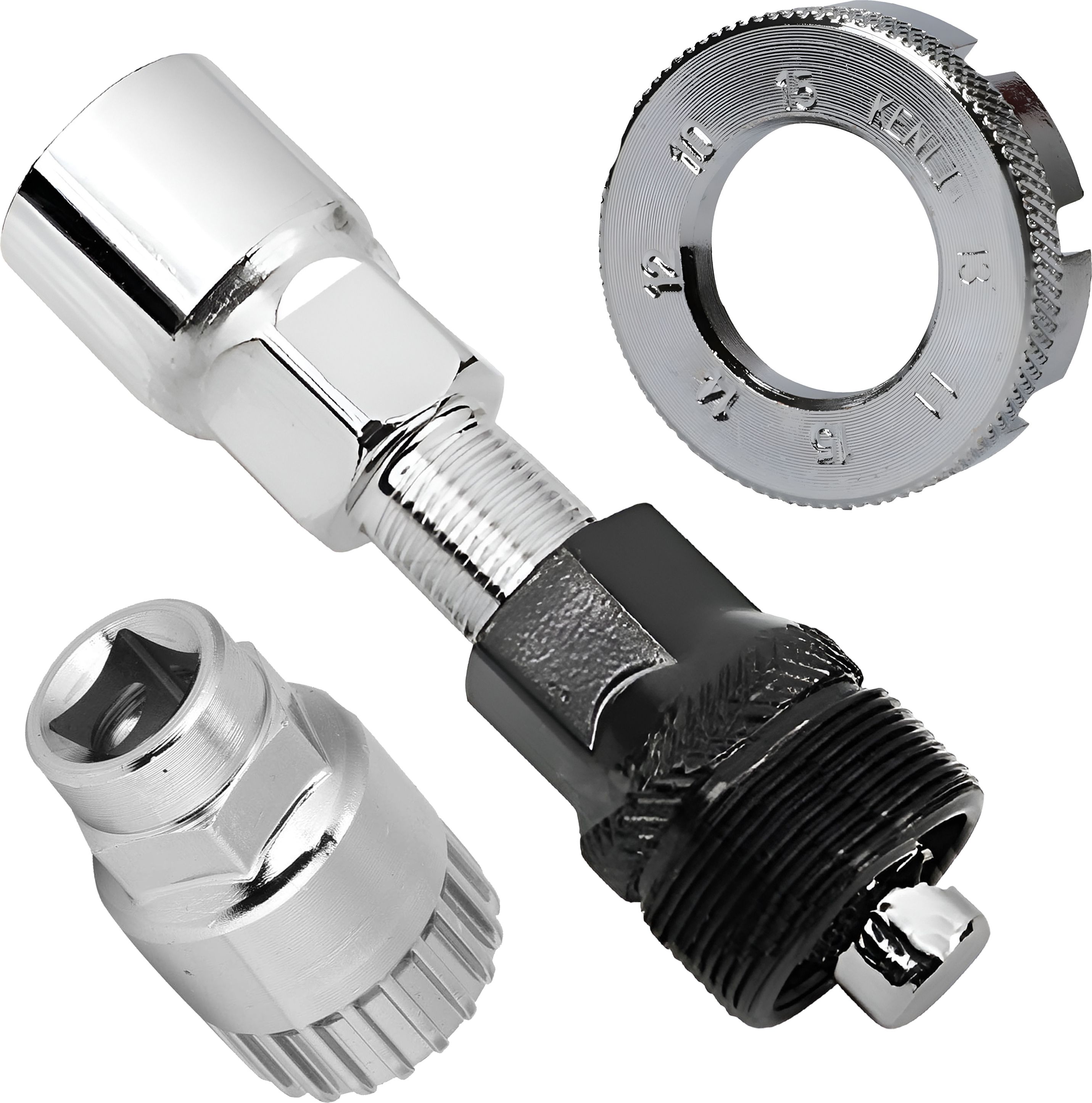 Cycle Bottom Bracket Removal Tool Set with Crank Puller Extractor, 8 Way Cycling Spoke Wrench, Bike Maintenance Tool for MTB, Road Bicycle & Hybrid Cycle-image-31