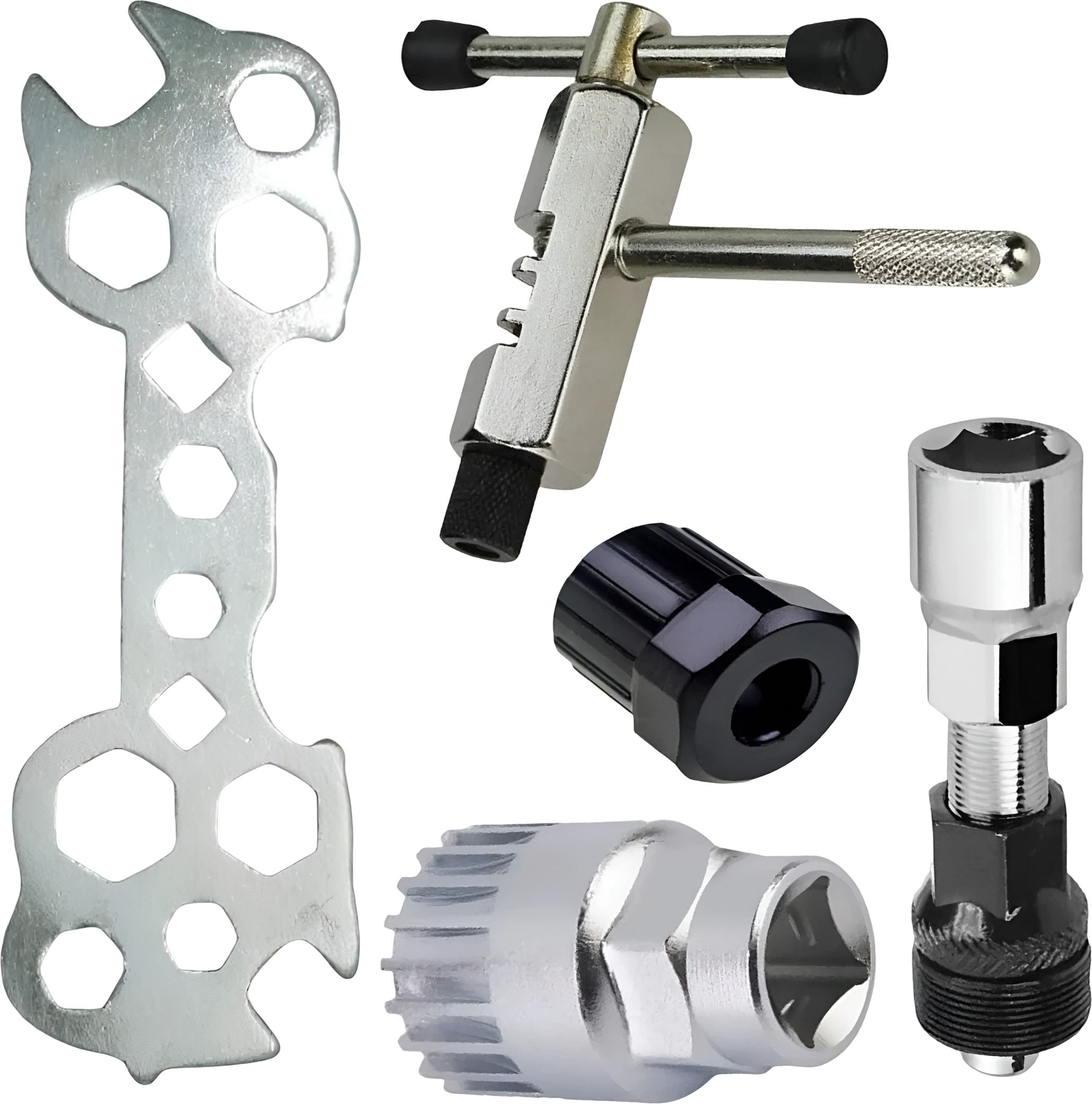 razaiq Bicycle Tool Kit with Chain Breaker, BB Remover & Spoke Wrench Cycling Multi-Function Bicycle Repair Tool Kit with Chain Breaker, Crank Puller, Bottom Bracket Remover & Spoke Wrench Set for MTB, Road, BMX & Hybrid Bike Maintenance Kit-picture-14
