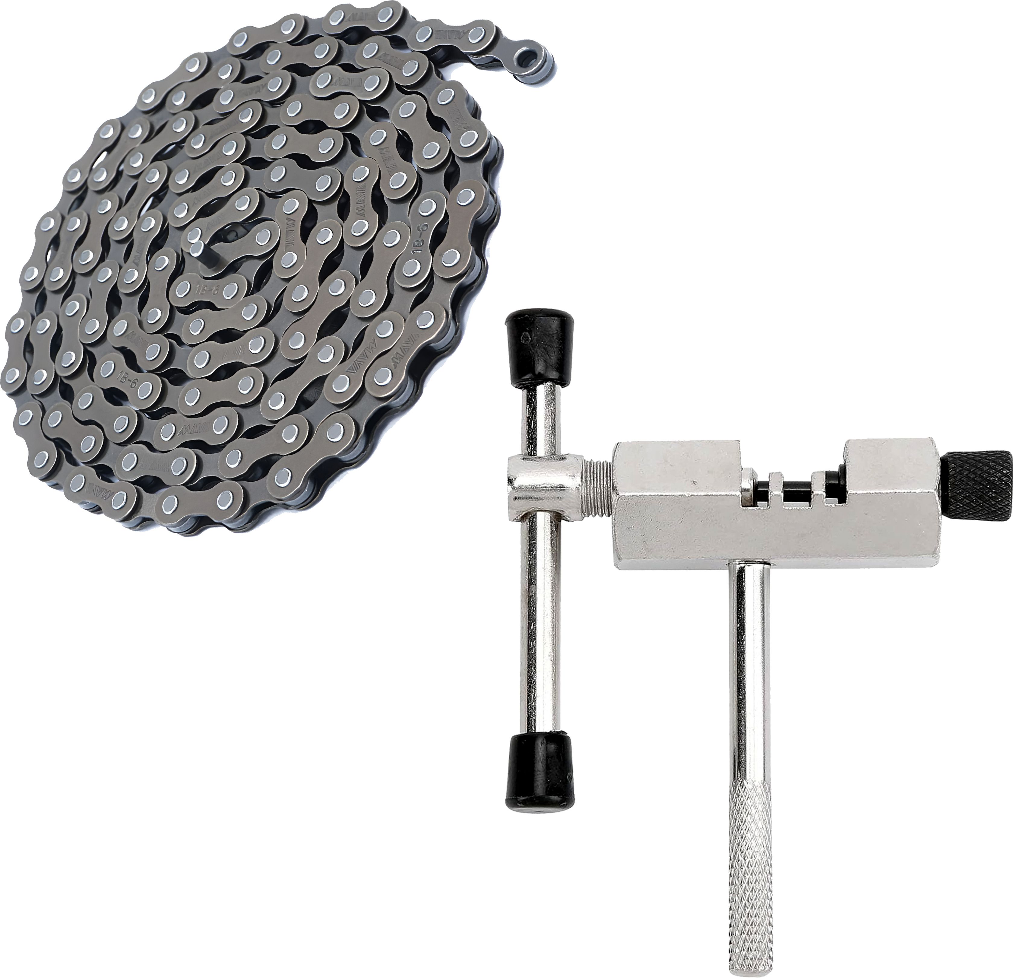 razaiq Bicycle Chain Breaker Tool with 116 Link Bike Chain, Chain Cutter Pin Splitter Cycling Removal Tool for MTB, Road Bike, BMX, Hybrid, Gear & Single Speed Cycle Repair Kit-picture-25