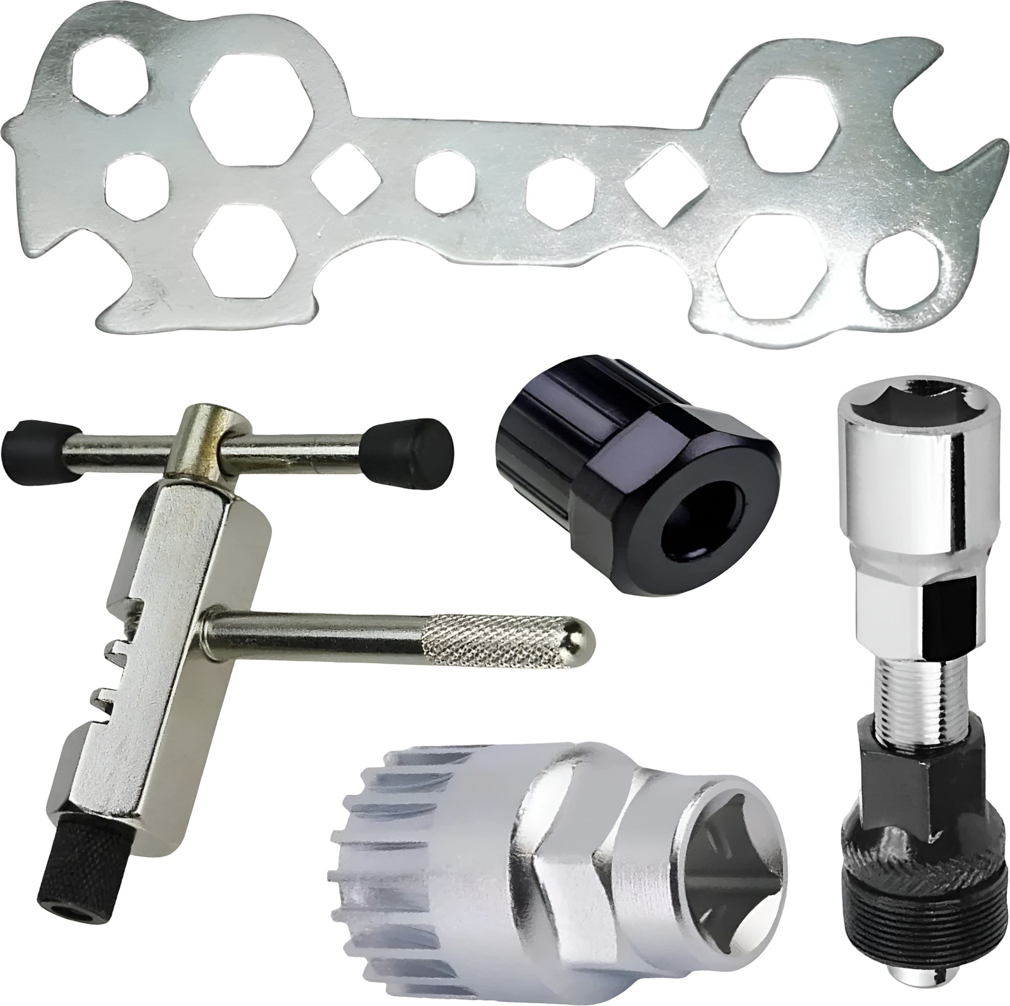 razaiq Multi-Function Bike Repair Kit with Chain Tool & Bottom Bracket Remover Cycling Multi-Function Bicycle Repair Tool Kit with Chain Breaker, Crank Puller, Bottom Bracket Remover & Spoke Wrench Set for MTB, Road, BMX & Hybrid Bike Maintenance Kit-picture-3