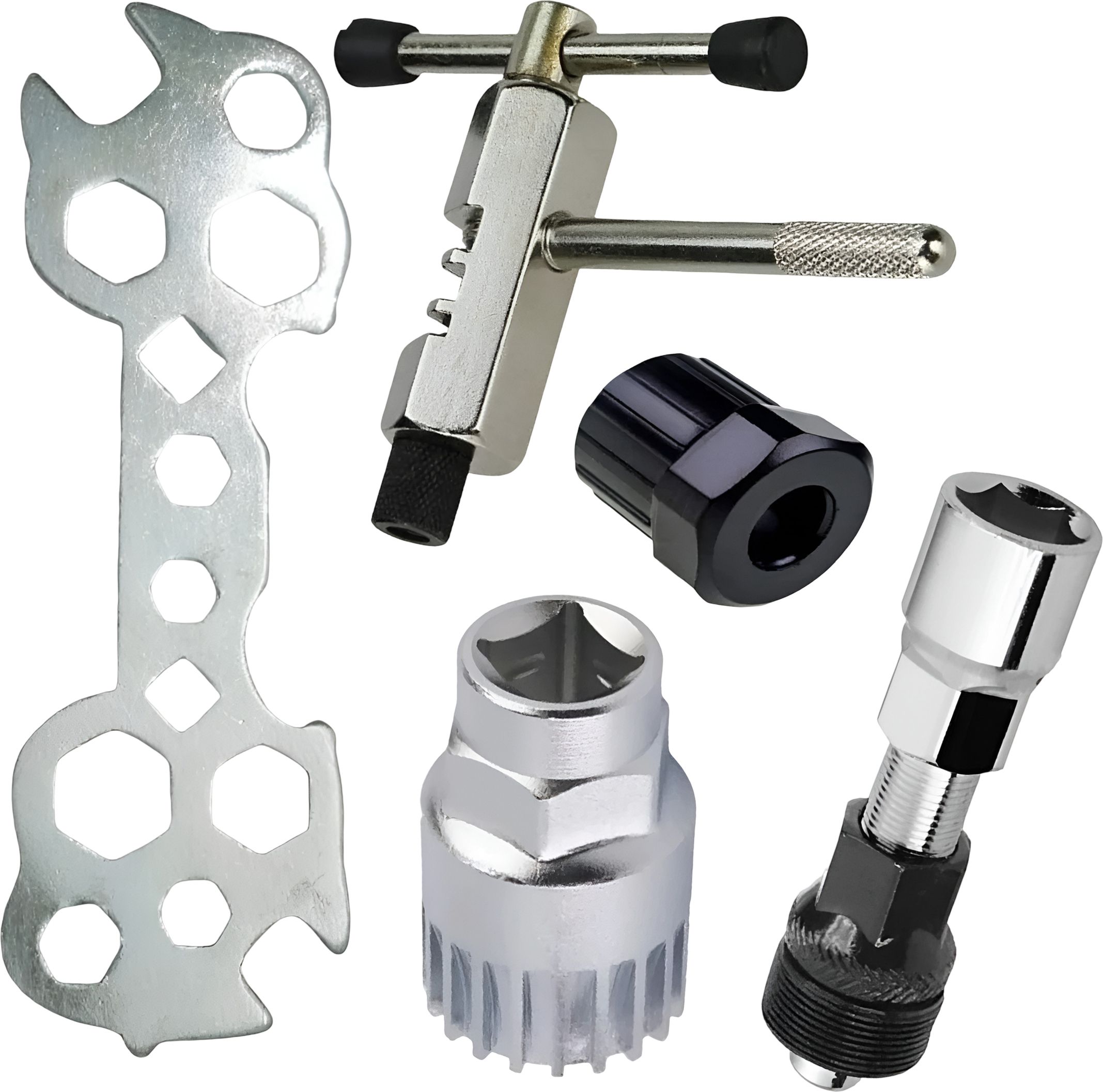 razaiq Bike Tool Set with Chain Breaker, BB Remover & Spoke Wrench Kit Cycling Multi-Function Bicycle Repair Tool Kit with Chain Breaker, Crank Puller, Bottom Bracket Remover & Spoke Wrench Set for MTB, Road, BMX & Hybrid Bike Maintenance Kit-picture-49