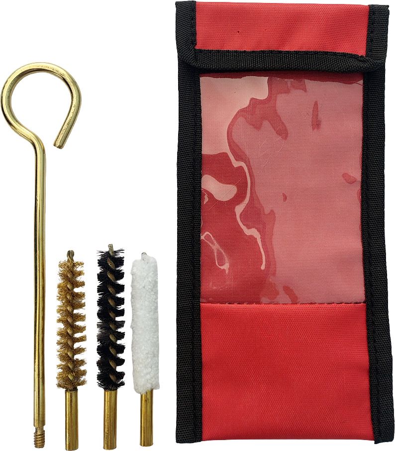 mbd 30 Bore Cleaning Kit Brass Hunting Portable Cleaning Rod With 3 Brush And Pauch-picture-48