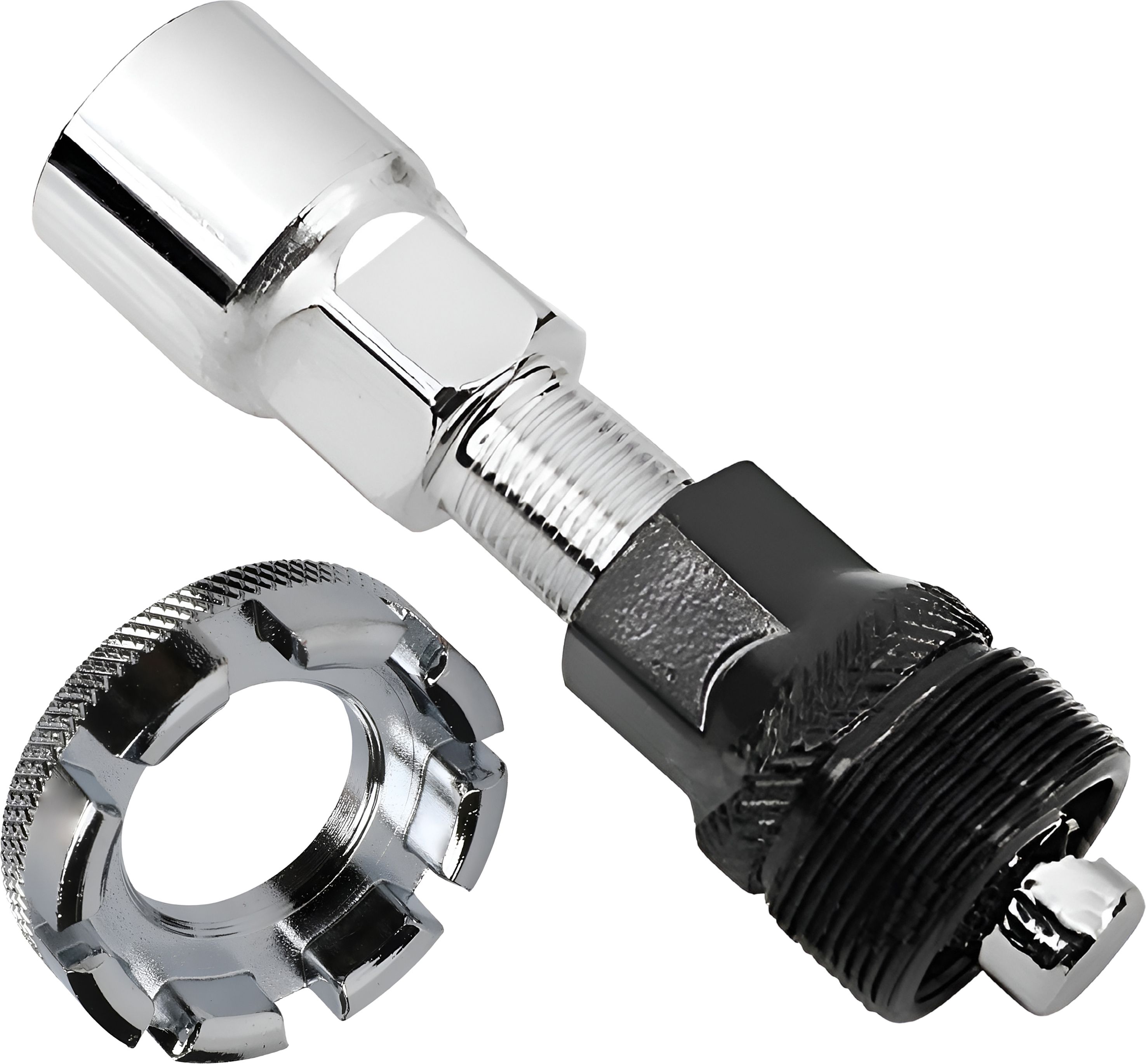 Bike Crank Puller Tool with Bottom Bracket Remover and 8 Way Spoke Cycling Nipple Key for Mountain Bike, Road Bike, BMX & Hybrid Bicycle Repair Kit-image-9