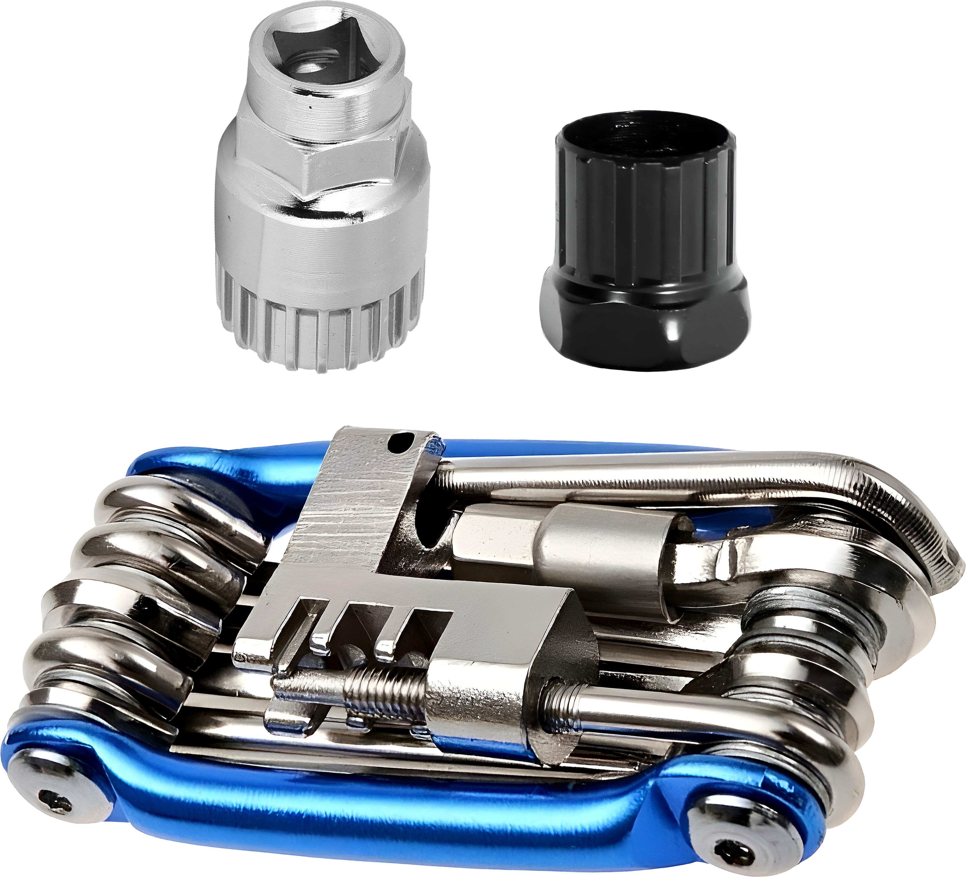razaiq Heavy Duty Carbon Steel 11 in 1 Bike Repair Tool Kit with Freewheel Sprocket Cycling Removal Tool, 20 Teeth Bottom Bracket Remover and Allen Keys-picture-30