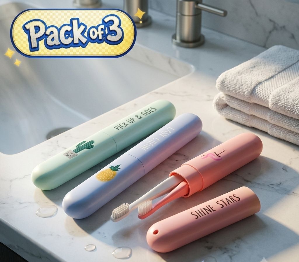 u hygikitchen Travel Toothbrush Case Holder | Portable Toothbrush Storage Box |Hygienic Toothbrush Case-picture-42