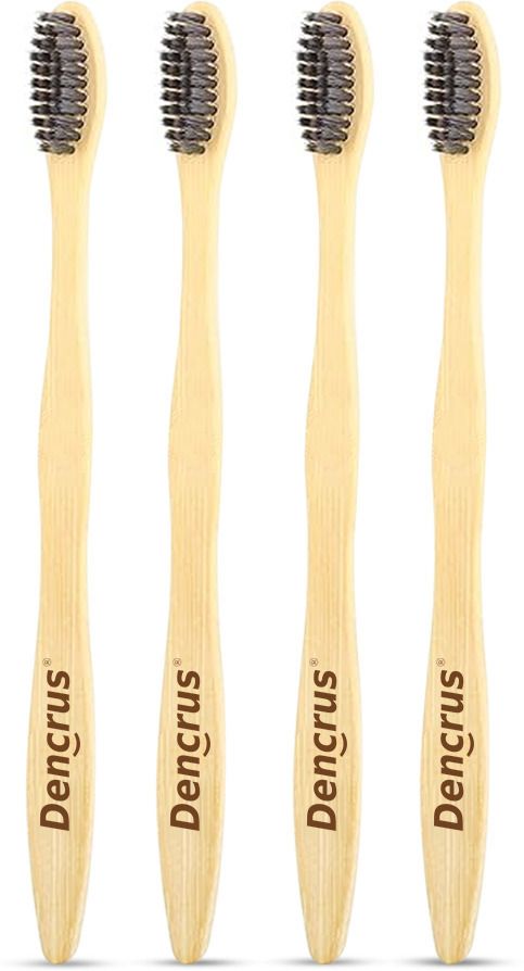 dencrus NATURAL CLEAN Bamboo Toothbrush with Charcoal Activated, Eco-friendly Ultra Soft Toothbrush-picture-28