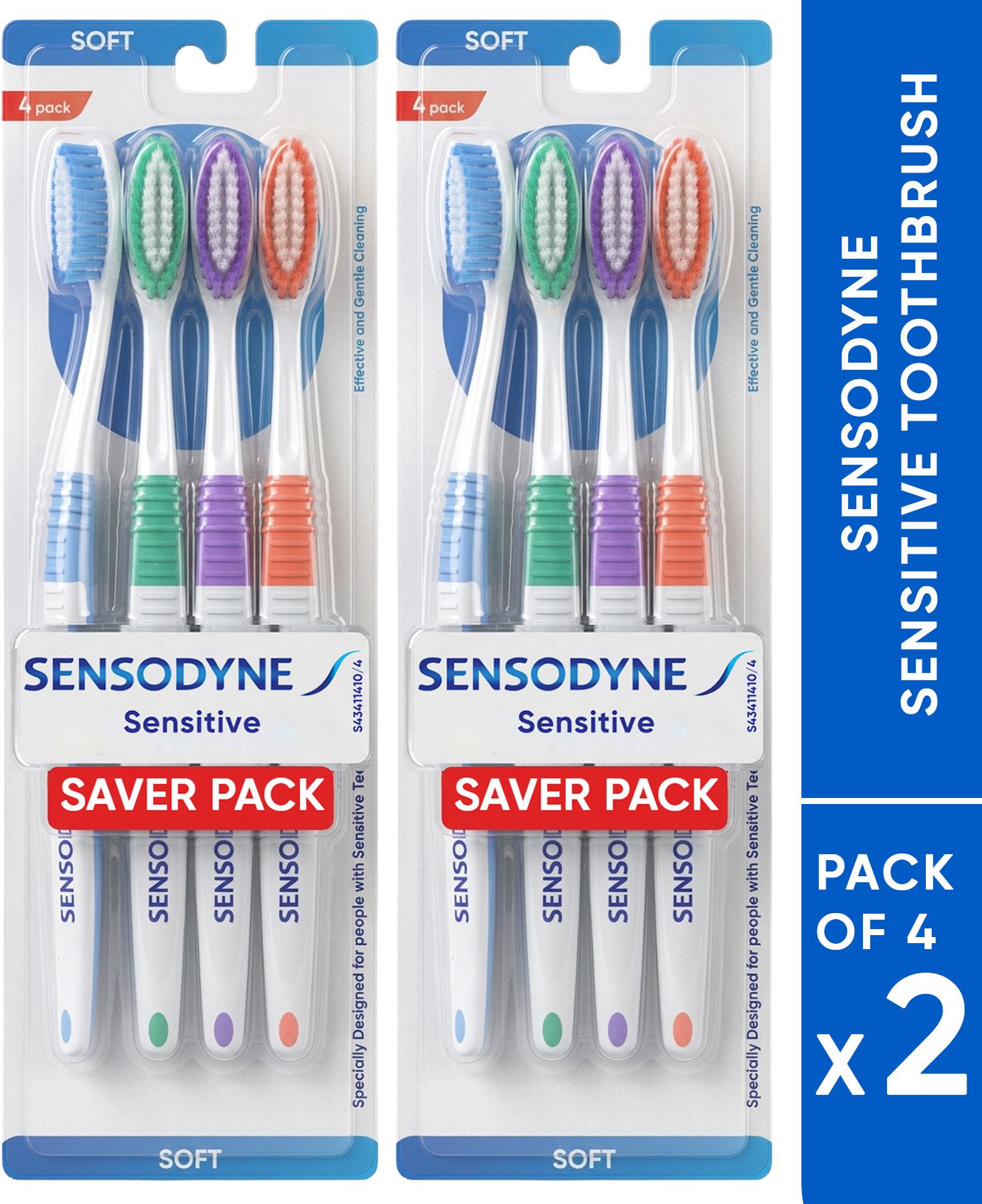 Sensitive tooth brush with soft rounded bristles Soft Toothbrush-image-23