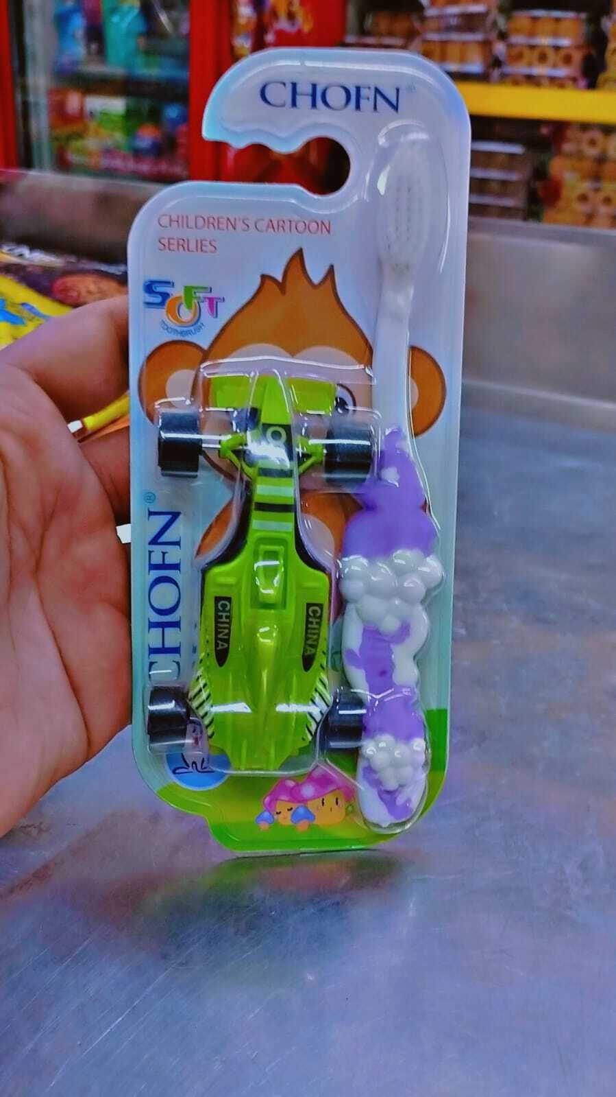 izuua Super Soft Baby Tooth Brush + F1 Race Car Toy Soft Toothbrush-picture-29
