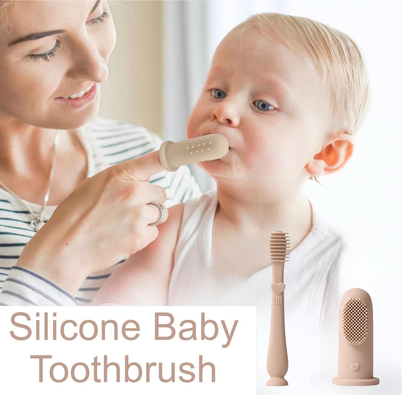 Kids Oral Care Silicone Toothbrush Set Of 2 Extra Soft Toothbrush-image-32