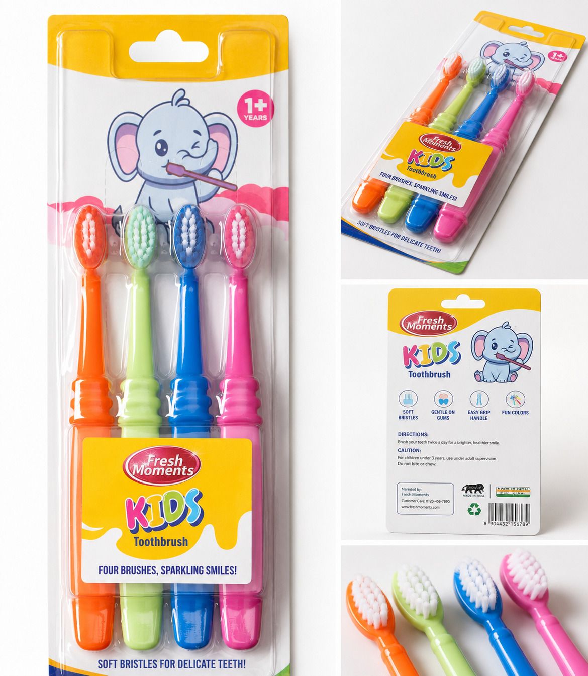 freshmoment Kids 4in1 Soft Toothbrush-picture-20
