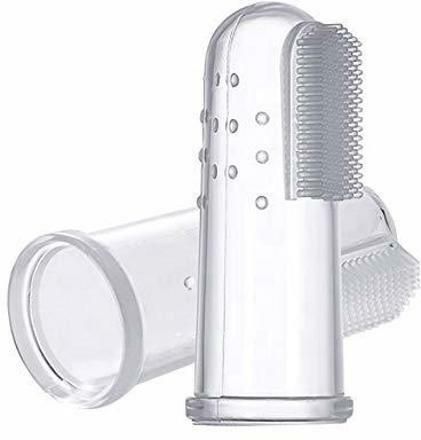 deadly Baby Silicon Finger (Transparent, 3 Month to 3 Year) Ultra Soft Toothbrush-picture-19