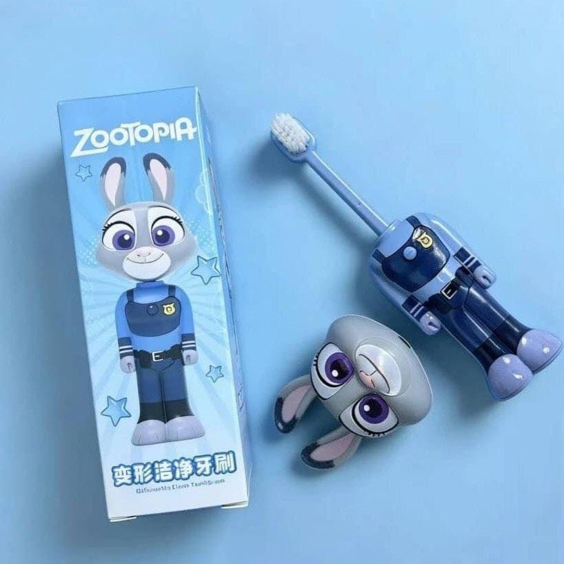 treadezone Kids Rabbit Character Toothbrush with Soft Bristles and Protective Cap Soft Toothbrush-picture-14