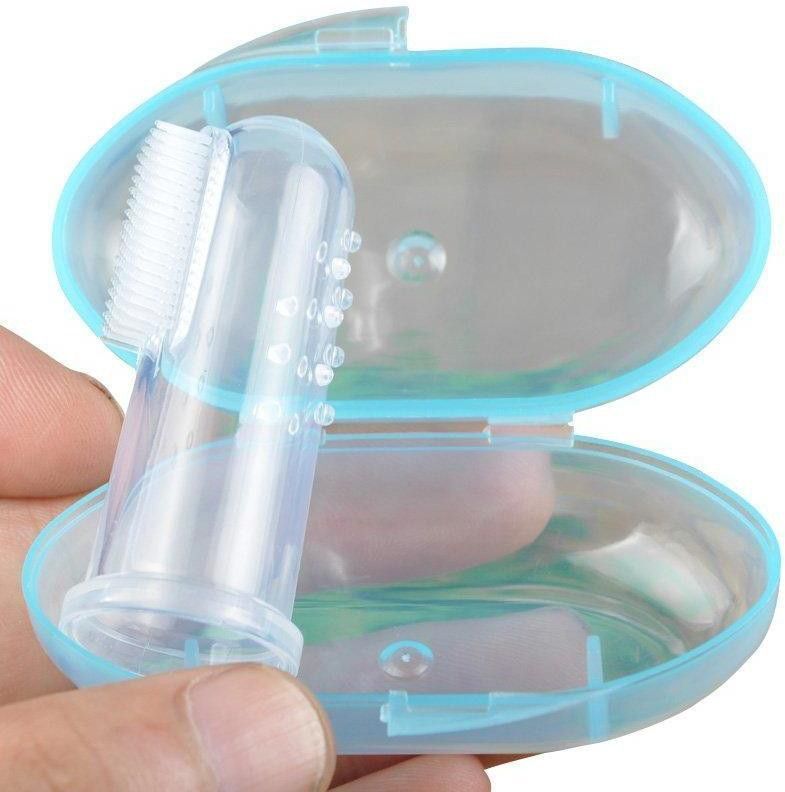 fitup Finger Tooth Brushwith storage Box Toung cleaner and Gum Massager Ultra Soft Toothbrush-picture-36