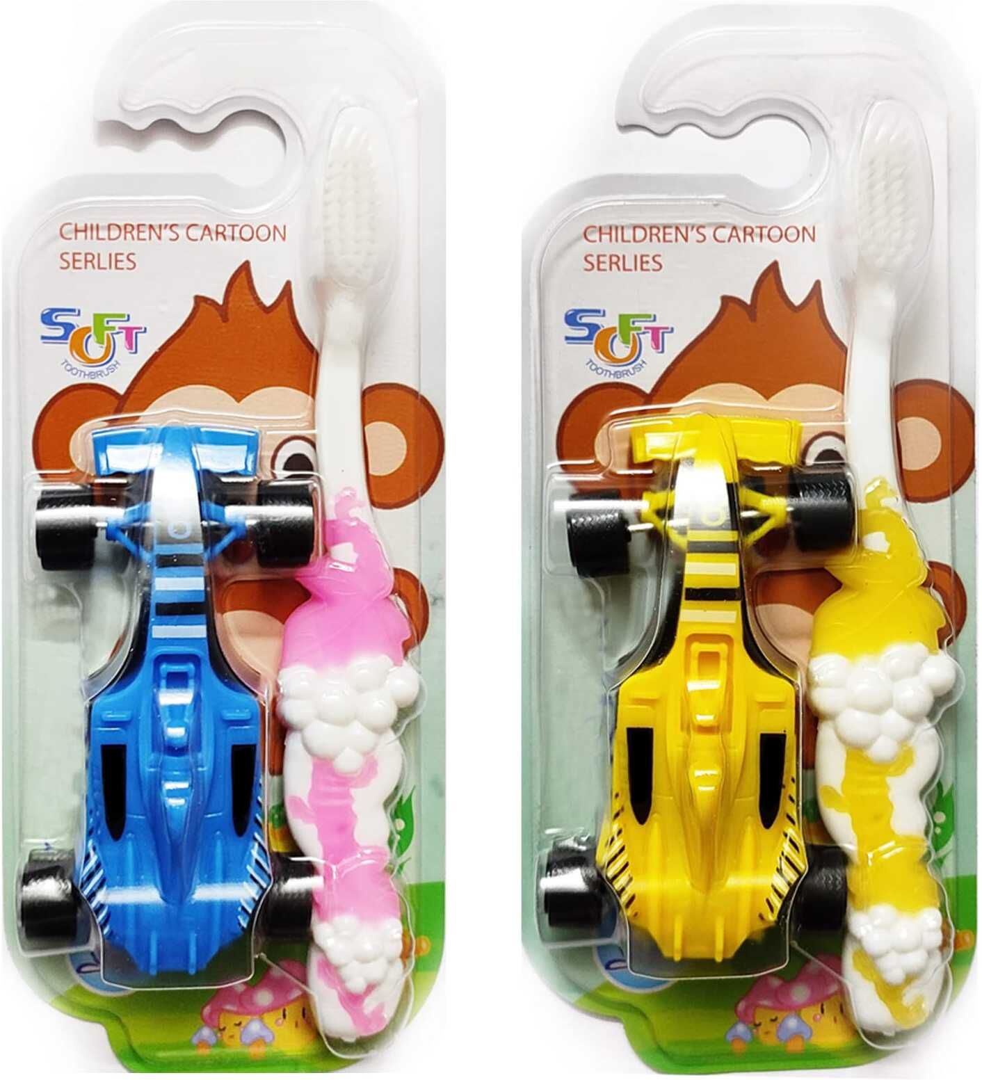 izuua Super Soft Baby Tooth Brush + F1 Race Car Toy Ultra Soft Toothbrush-picture-22