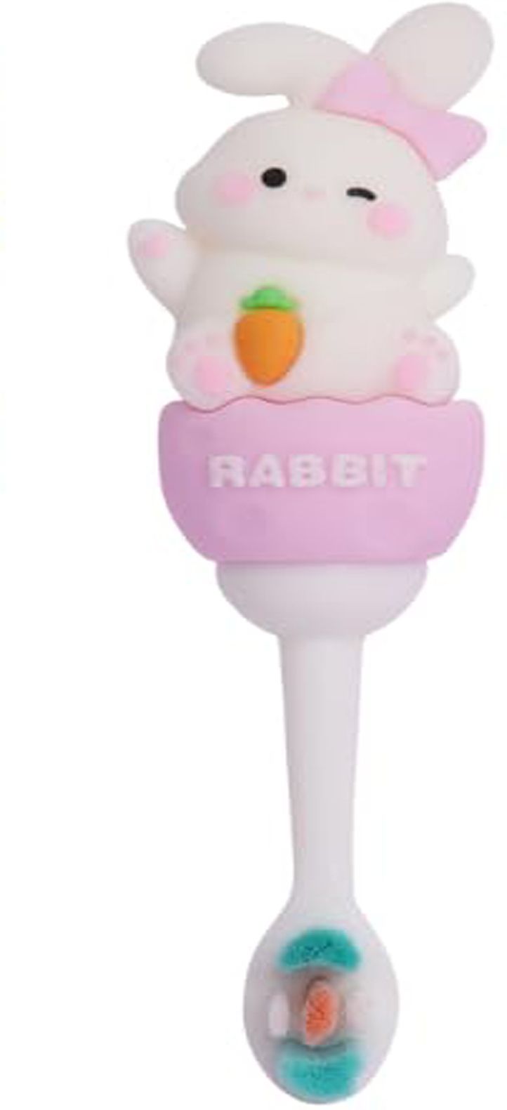 gomzy Kids Toothbrush -Rebbit Shape Design Soft Tooth Brush Extra Soft Toothbrush-picture-26