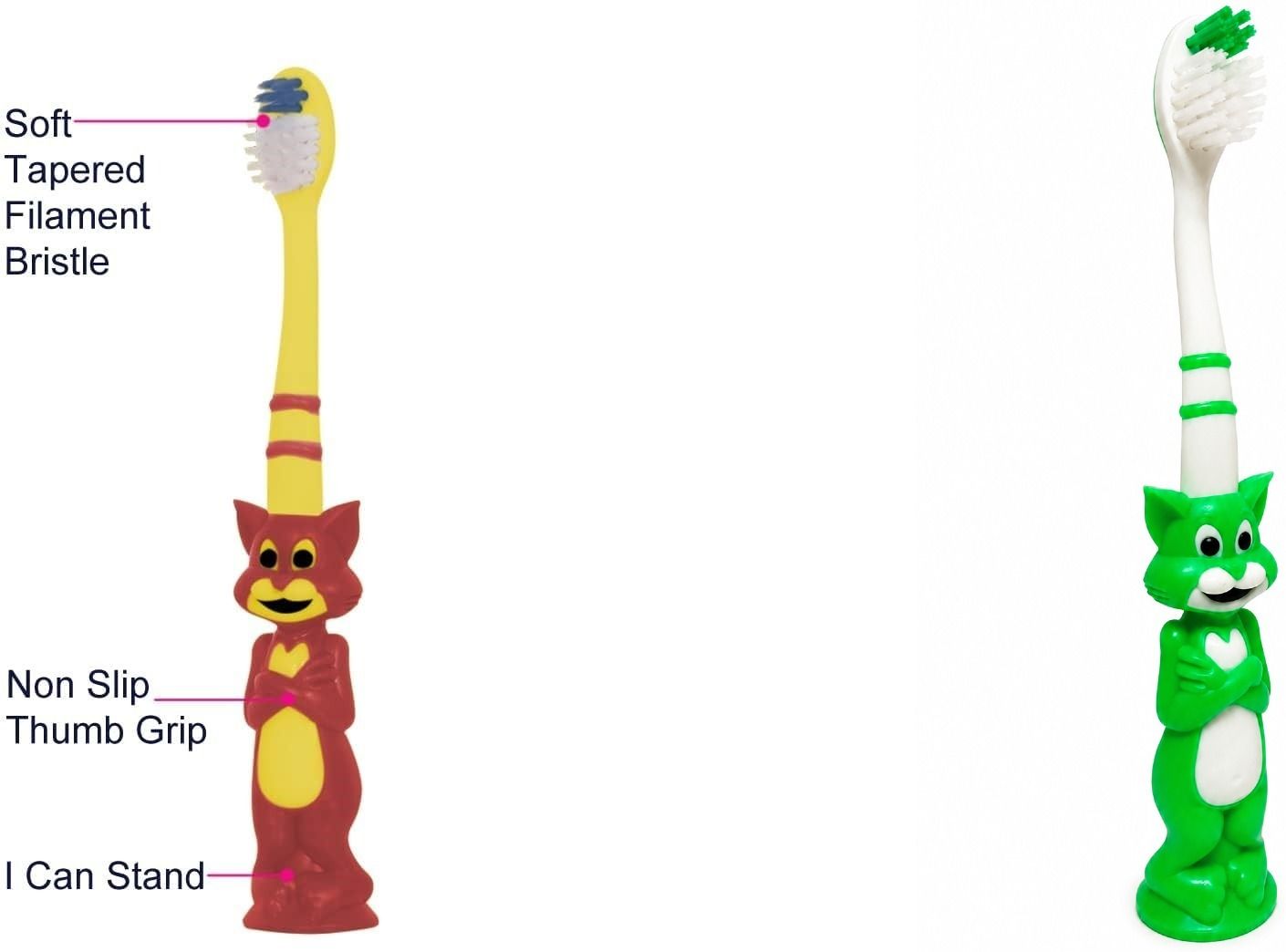 dogyy_Yellow & Green_2 Soft Toothbrush-image-45