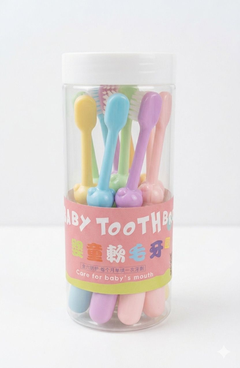 samyonaa Baby Soft Toothbrush Set | Ultra Soft BPA Free Kids Brush Extra Soft Toothbrush-picture-24