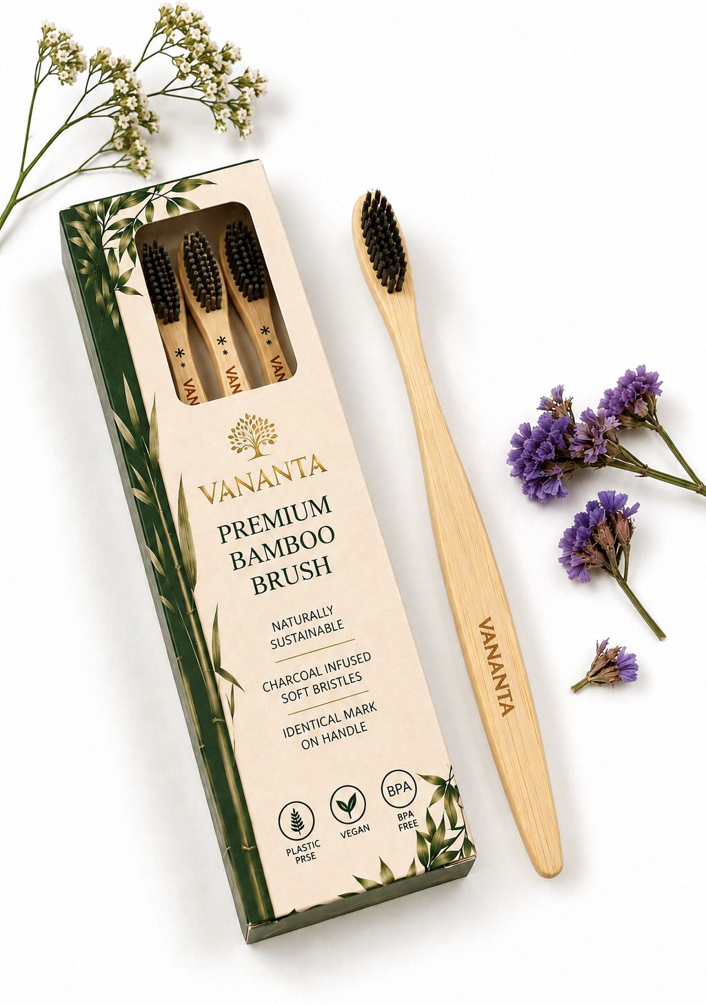 Organic Bamboo Toothbrush Soft Toothbrush-image-17