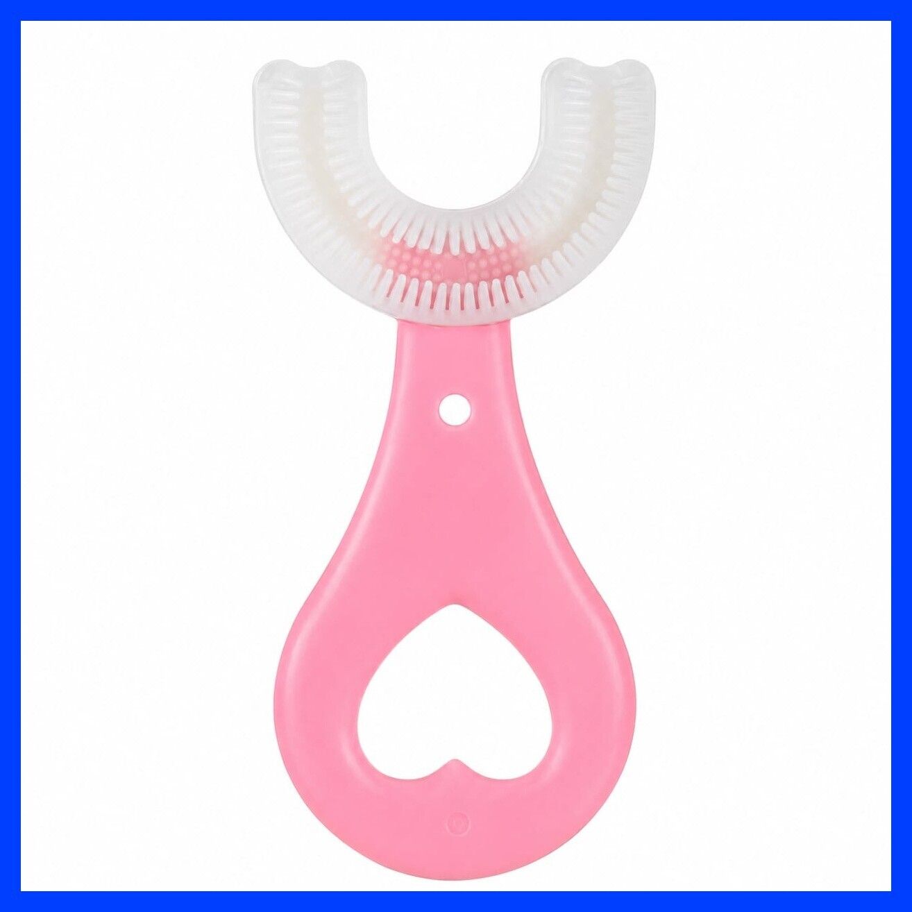 YY (1PCS) Toothbrush Smile U Shape 360 Kids Brush Ultra Soft Toothbrush-image-1