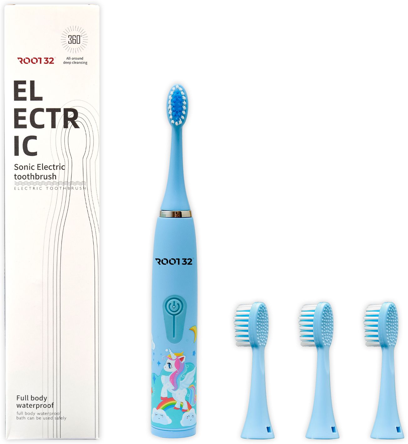 kids electric rechargeable toothbrush |4 brushing modes, dupont bristles extra soft toothbrush