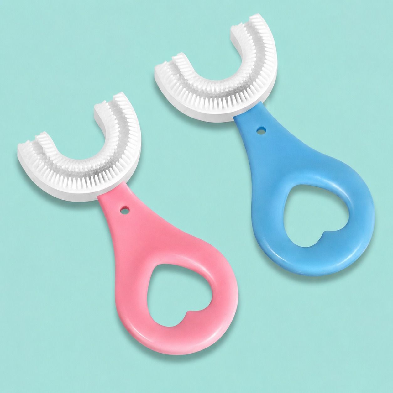 U Shape ars kids Tooth Brush for 2 to ye Extra Soft Toothbrush-image-34