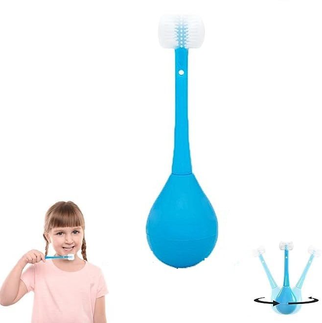 3Sides Soft Silicone Brush Head Toothbrush, Cute Creative Soft Toothbrush Soft Toothbrush-image-1