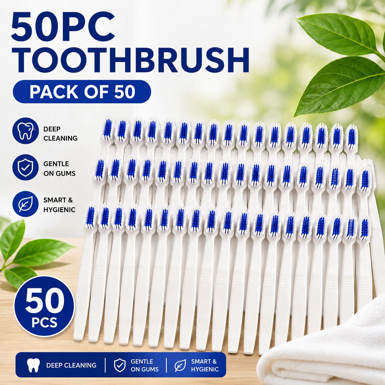 Disposable Toothbrush for Hotel Guest Rooms | Soft Bristles Travel Care Extra Soft Toothbrush-image-43