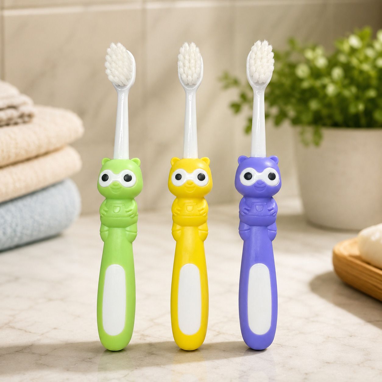 the village culture Baby ultra soft toothbrush (set of 3 toothbrush ) Ultra Soft Toothbrush-picture-16