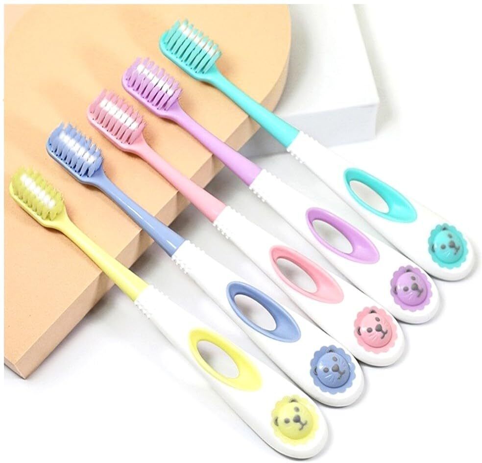 zofyent Cute ToothBrush, Pack of 5 ,Soft Bristles Toothbrush for 3-12 Years Children Soft Toothbrush-picture-23