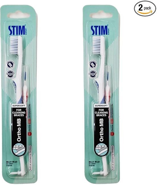stim Ortho Mb Toothbrush | Toothbrush For Orthodontic Braces | With Mouth Brush | Soft Toothbrush-picture-30