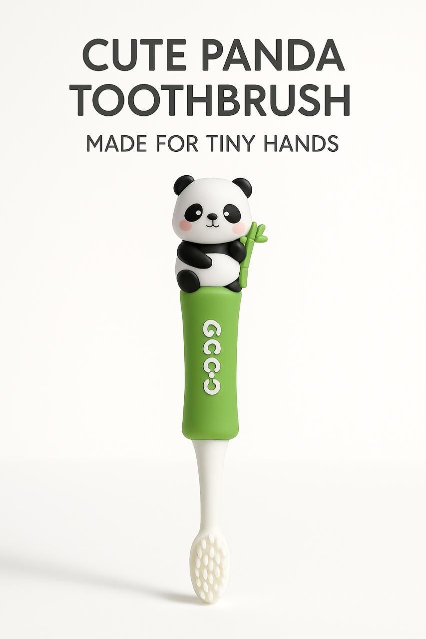 Panda Brush – Soft Bristles, Easy Grip & Gentle Oral Care for Babies Ultra Soft Toothbrush-image-2