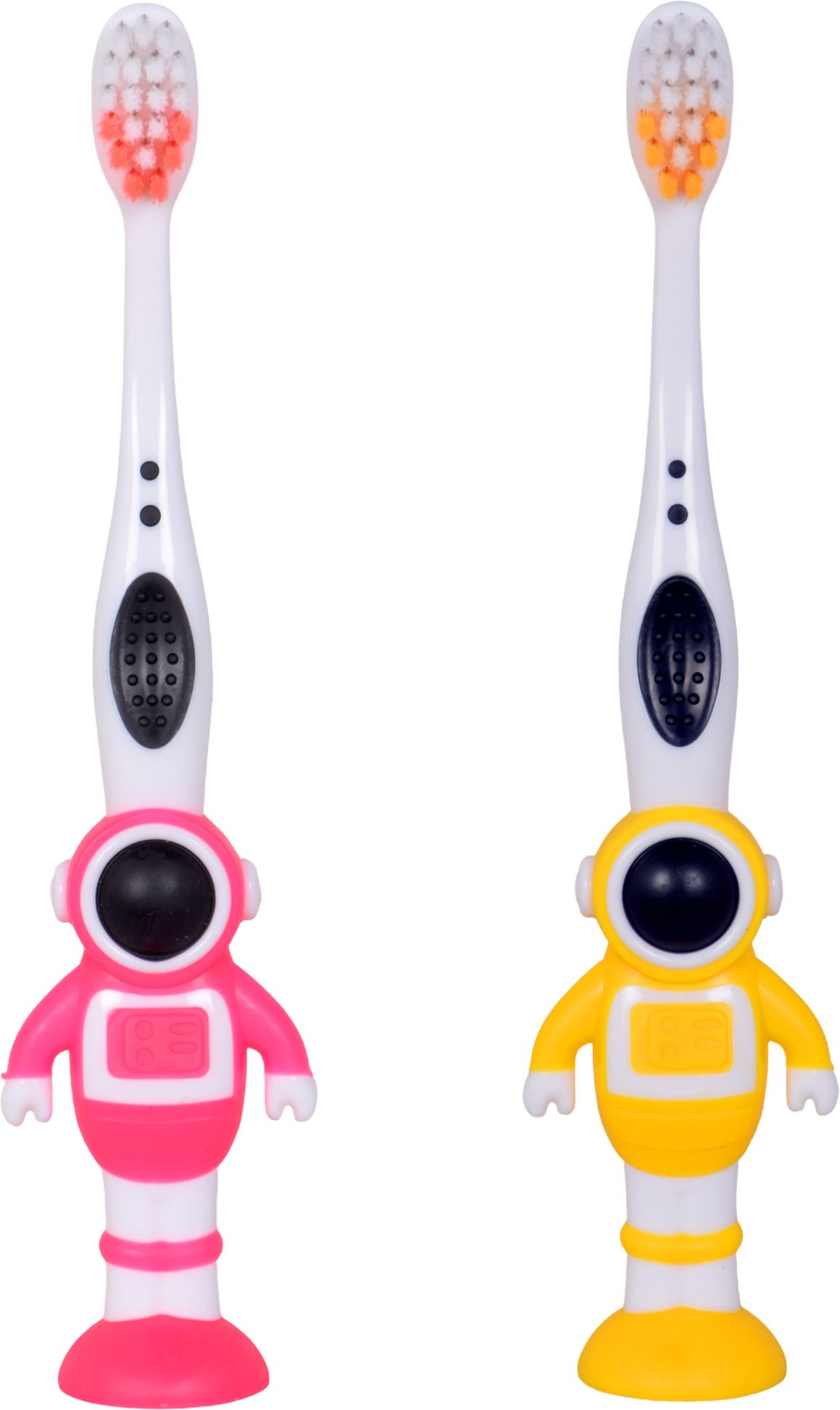 Astronaut theme Toothbrushes with Hygienic Travel Case - Cute Cartoon Design Extra Soft Toothbrush-image-27