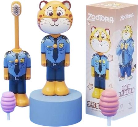 Kids Toothbrush Holder with Cover, Cute Bathroom Organiser, 1 pcs Ultra Soft Toothbrush-image-41