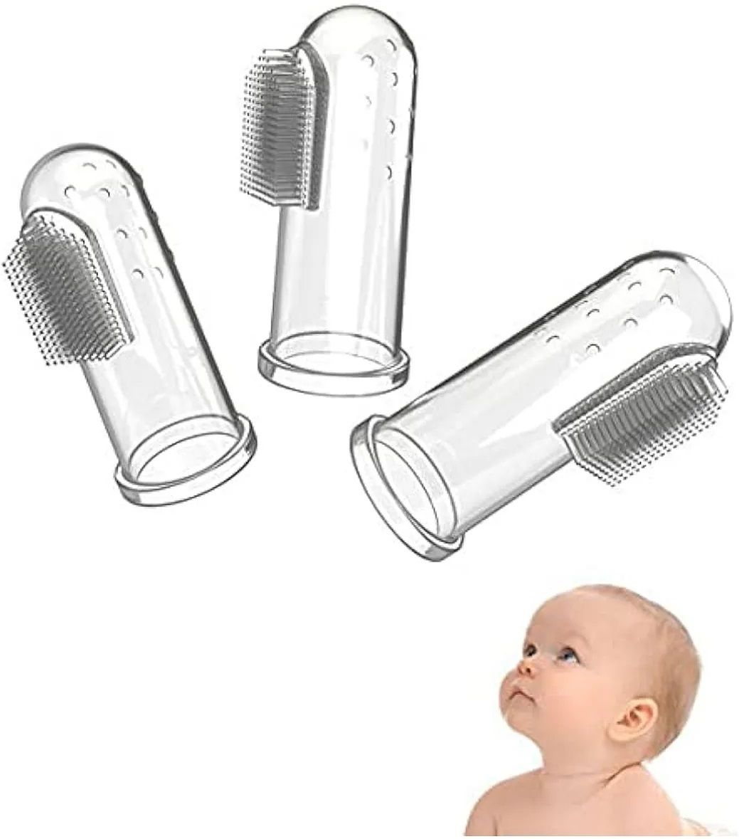 qblyn Brush for Newborns & Toddlers | Gentle Gum Massager & Teeth Cleaner (1) Extra Soft Toothbrush-picture-31