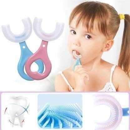 U-Shape ToothBrush Head 360 Degree Cleaning U Shaped baby brush Ultra Soft Toothbrush-image-37