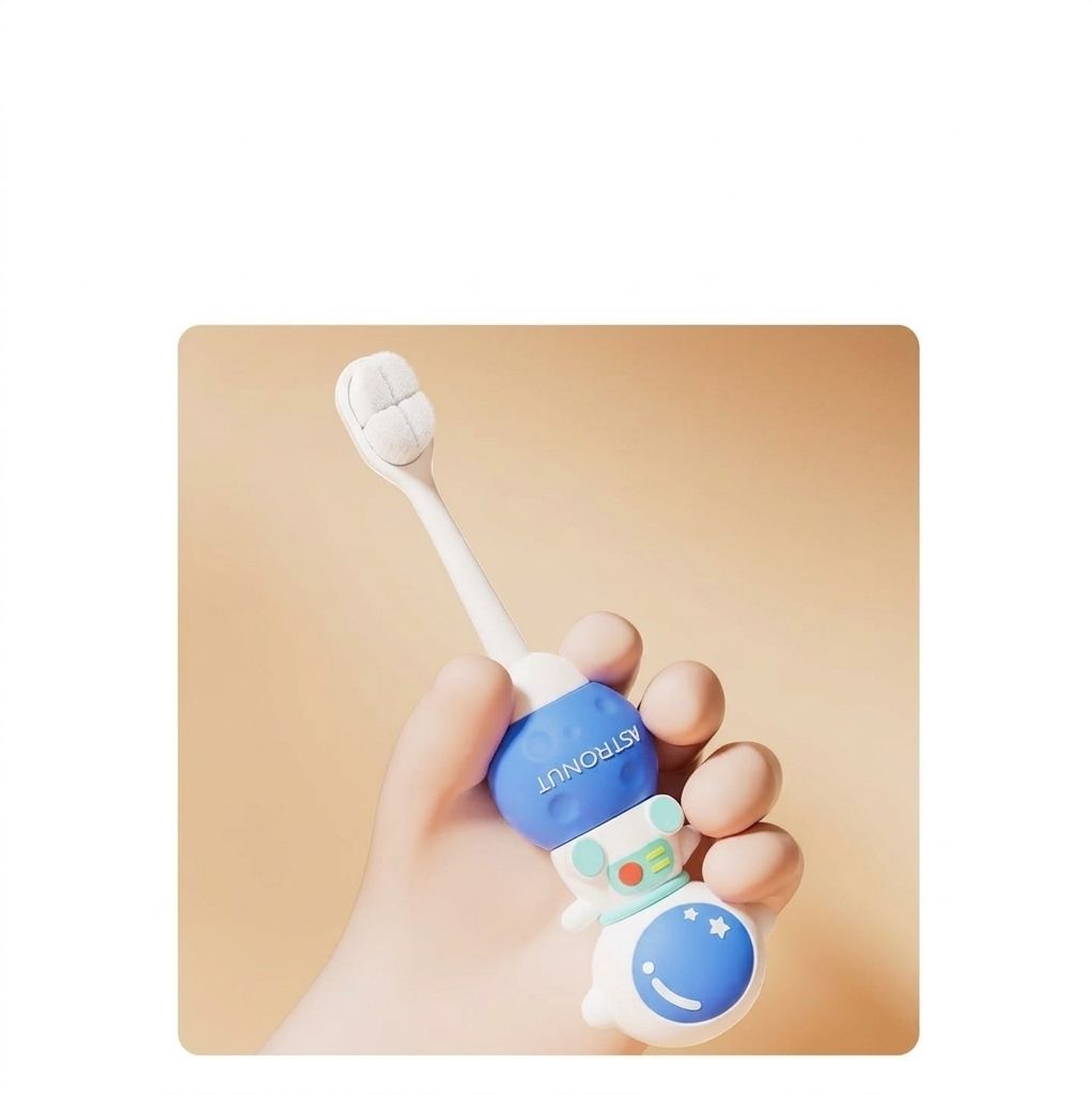 brahmani enterprise Cute Animal Baby Toothbrushes Pack Of 2 Multicolor Ultra Soft Toothbrush-picture-45