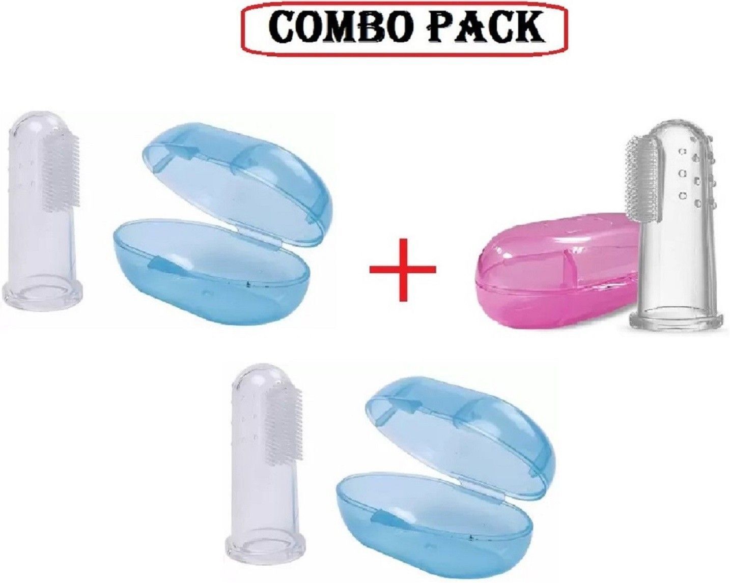 Silicone Finger Tooth Brush | Baby finger Brush | Silicone Finger Brush Ultra Soft Toothbrush-image-42