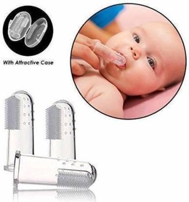fitup Finger Toothbrush with Soft Bristles for Toddlers With Box Ultra Soft Toothbrush-picture-0