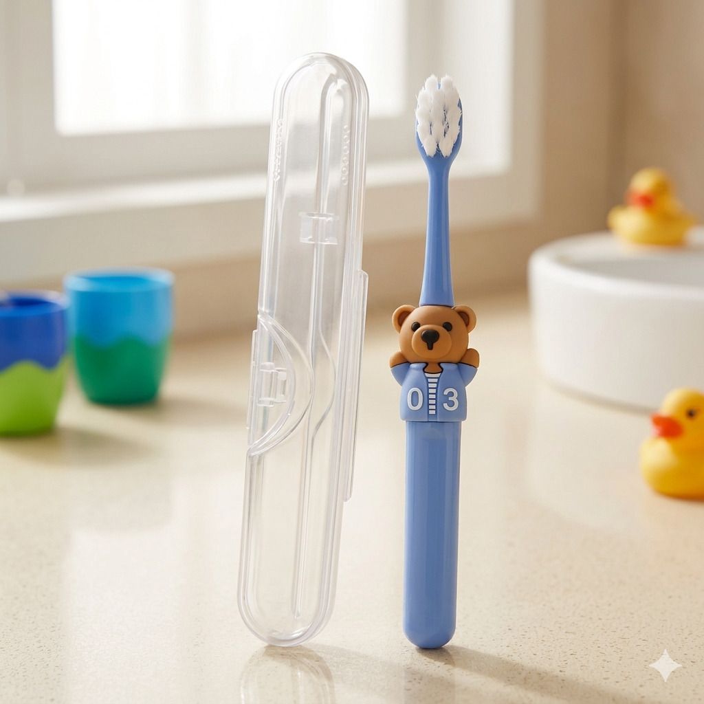 Baby BPA Free Kids Toothbrush Supersoft Bristles for Kids/Toddlers 3year+ Soft Toothbrush-image-35